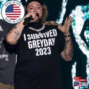 Survived Greyday   Suicideboys Tour Shirt Suicideboy Grey Day Tee